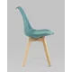 Стул Stool Group Frankfurt New Y863 серо-зеленый/деревянные ножки