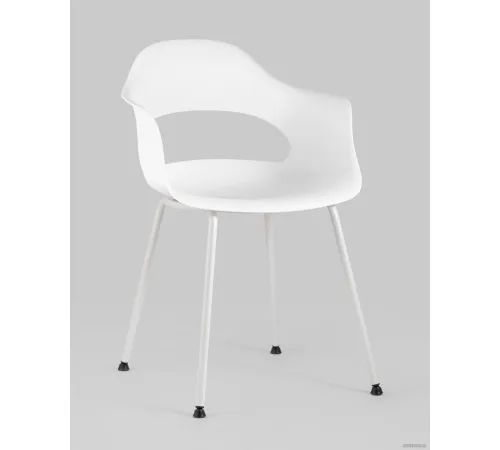 Стул с подлокотниками Stool Group Lady белый