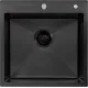 Кухонная мойка ARFEKA Eco AR 500*500 Black PVD Nano Decor Volcanic Rock