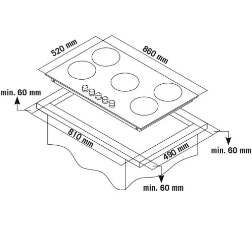 Варочная панель Simfer H90W51B572