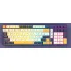 Клавиатура Ritmix RKB-602BL синий/бежевый