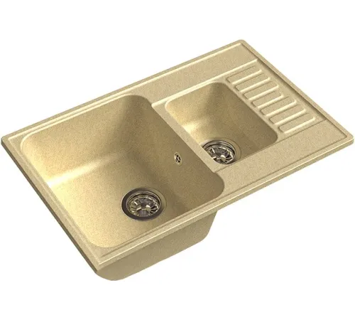 Кухонная мойка GranFest QUARZ Z-21K бежевый