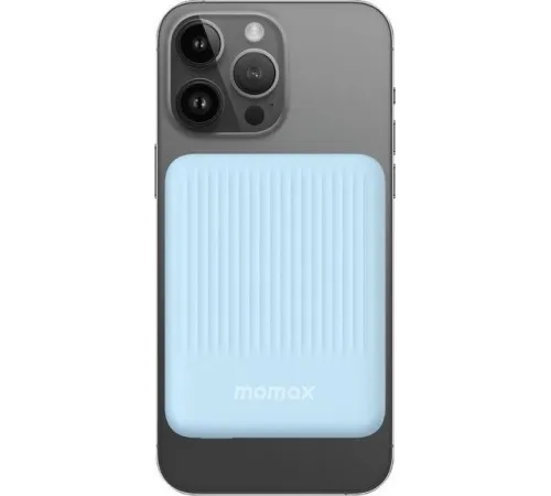 Внешний аккумулятор Momax Q.MAG Minimal IP122 5000mAh голубой