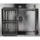 Кухонная мойка MARRBAXX C6050-R Decor C6050-DMR сатин