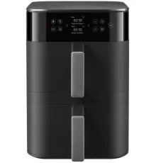 Аэрогриль аэрофритюрница Xiaomi Smart Double Stack Air Fryer 12L MAF-DS1201 евровилка, черный