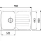 Кухонная мойка Franke Antea AZG 611-78 серый