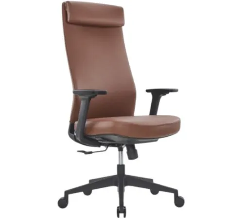 Офисное кресло SitZone CH-366A натуральная кожа, коричневый