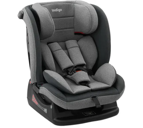 Детское автокресло Indigo Reflex Y913 светло-серый/серый