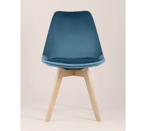 Стул Stool Group Frankfurt велюр синий
