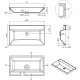 Умывальник Roxen Mila 80-NH 3001180-NH