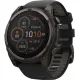 Умные часы Garmin Fenix 8 Solar, Sapphire 51мм титановый угольно-серый с DLC-покрытием и черным ремешком