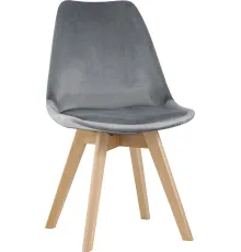 Стул Stool Group Frankfurt велюр серый