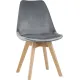 Стул Stool Group Frankfurt велюр серый