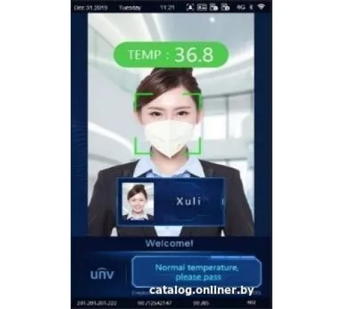 Терминал распознавания лиц Uniview OET-213H