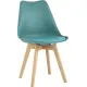 Стул Stool Group Frankfurt New Y863 серо-зеленый/деревянные ножки