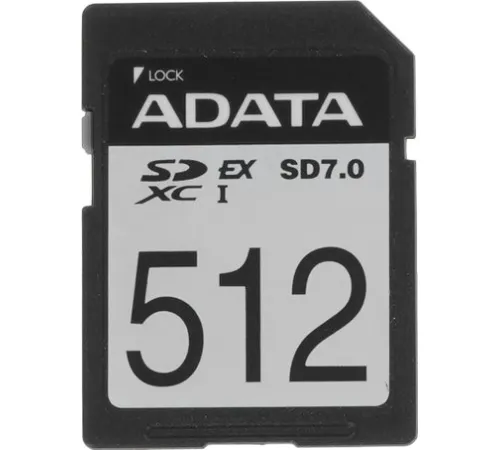 Карта памяти ADATA Premier Extreme SDXC SD 7.0 512GB ASD512GEX3L1-C