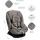Детское автокресло Indigo Aero Isofix ST-3 бежевый лен