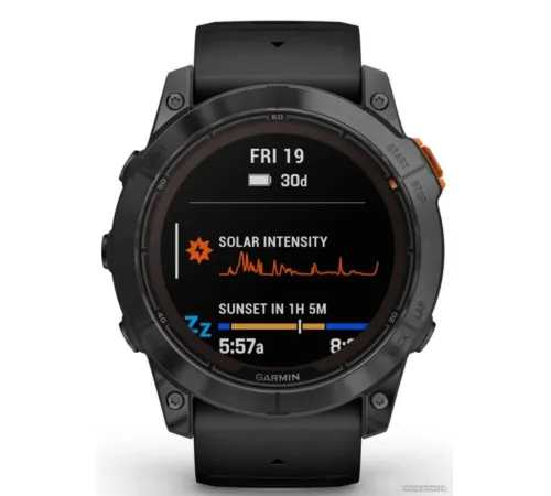 Умные часы Garmin Fenix 7X Pro Solar сланцево-серый/черный
