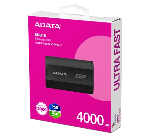 Внешний накопитель ADATA SD810 4TB SD810-4000G-CBK
