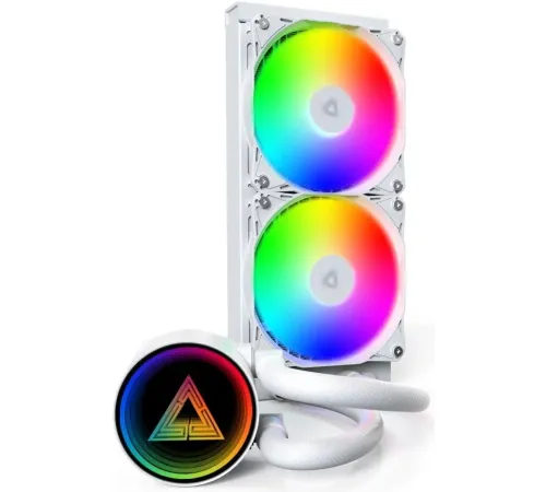 Система жидкостного охлаждения для процессора Montech LightFlow ARGB 240 белый