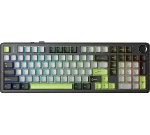 Клавиатура AULA F99 Pro черный/белый/зеленый, Leobog Star Vector