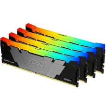 Оперативная память Kingston FURY Renegade RGB 4x8ГБ DDR4 3200 МГц KF432C16RB2AK4/32