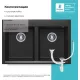 Кухонная мойка Polygran Brig 790 черный