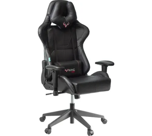 Игровое геймерское кресло Zombie Viking 5 Aero Black Edition искусственная кожа черный