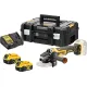 Угловая шлифмашина DeWalt DCG405P2 с 2-мя АКБ, кейс
