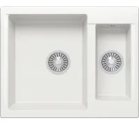 Кухонная мойка Polygran Brig-620 белый хлопок 36