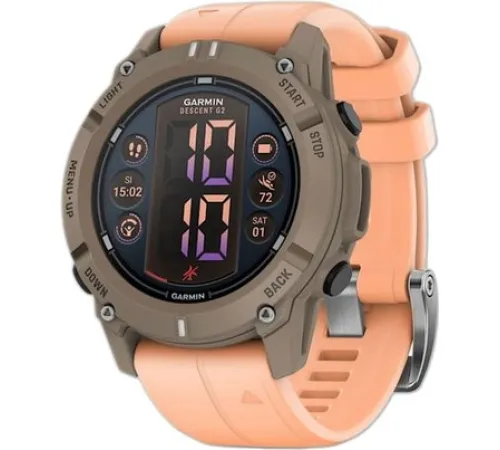 Умные часы Garmin Descent G2 коричневый/розовый