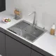 Кухонная мойка ARFEKA ECO AR мойка 600*500, коландер F, дозатор SATIN DECOR MILLET