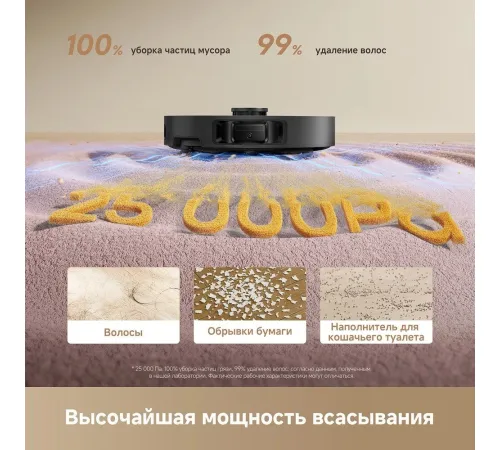 Робот-пылесос Dreame Robot Vacuum L50 Ultra CE RLL53SE евровилка, черный