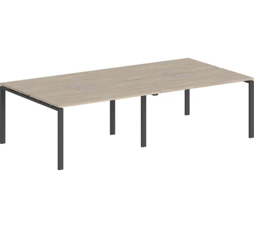 Стол Norden 280x143.8x75 SG.255.OL.63.AN антрацит/дуб светлый