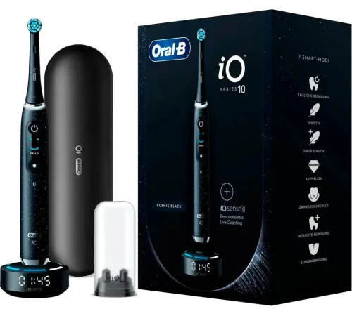 Электрическая зубная щетка Oral-B iO 10 Series 10 Cosmic Black черный