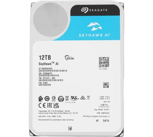 Жесткий диск Seagate SkyHawk AI 12TB ST12000VE003