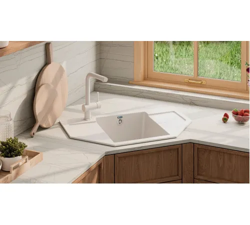 Кухонная мойка Ulgran U-609 344 ультра-черный