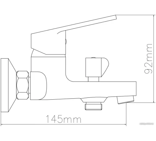 Смеситель Voda Level LV54acs