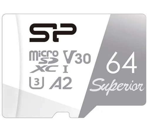 Карта памяти Silicon-Power Superior microSDXC SP064GBSTXDA2V20 64GB