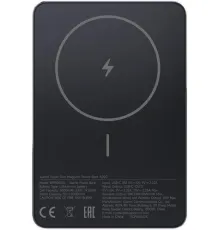Внешний аккумулятор Xiaomi Super Slim Magnetic Power Bank WPB0507S 5000mAh черный, международная версия