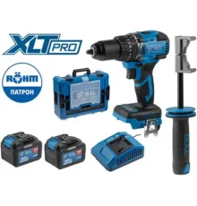 Ударная дрель-шуруповерт Bull SR 1806 R-series Xcase XLTpro 2329060 с 2-мя АКБ, кейс