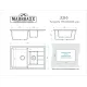 Кухонная мойка MARRBAXX Блонди Z210G31 белый лед