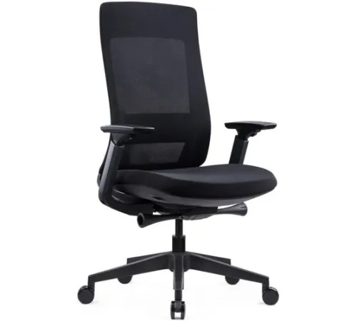 Офисное кресло SitZone VL002B сетка, ткань, пластик, черный