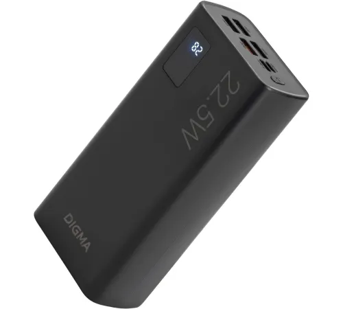 Внешний аккумулятор Digma DGPF30A 30000mAh черный