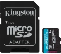 Карта памяти Kingston Canvas Go! microSDXC 1TB SDCG4/1TB с адаптером