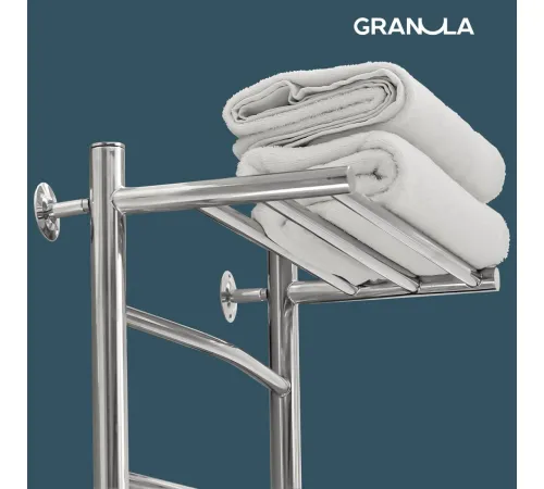Полотенцесушитель Granula Классик 50x60 с полкой боковое подключение, правое