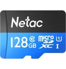 Карта памяти Netac P500 Standard 128GB NT02P500STN-128G-R + адаптер