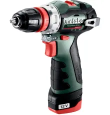 Дрель-шуруповерт Metabo PowerMaxx BS BL Q 601749500 с 2-мя АКБ, кейс