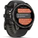 Умные часы Garmin Fenix 8 Pro 47 мм серый, черный силиконовый ремешок