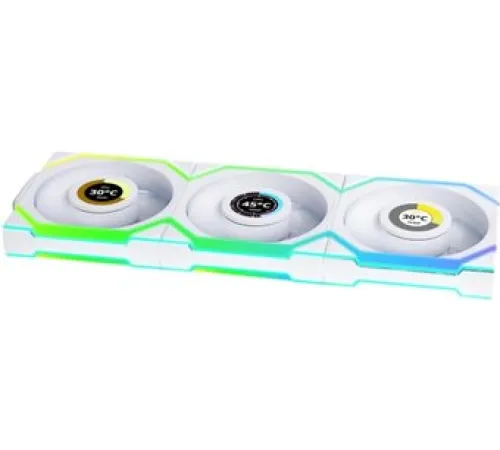 Комплект вентиляторов для корпуса с контроллером Lian Li Uni Fan SL 120 Wireless LCD Reverse G99.12RSLLCD1W3W.R0